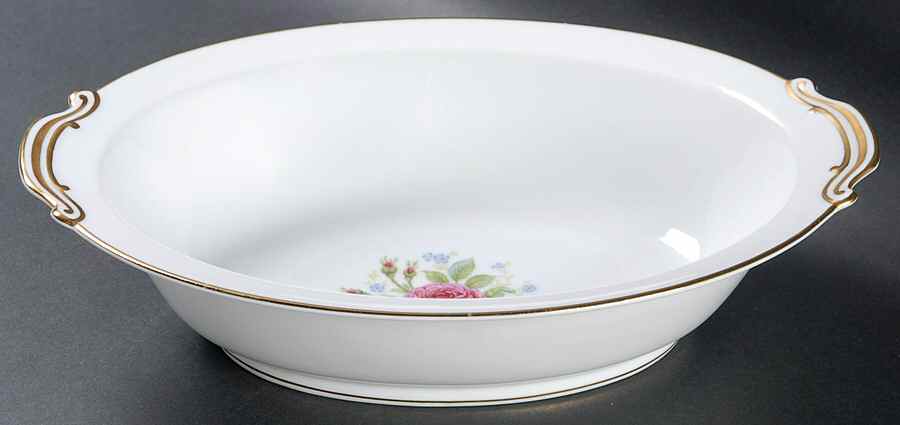 Rosedawn 10" Oval Vegetable Bowl by Noritake-1
