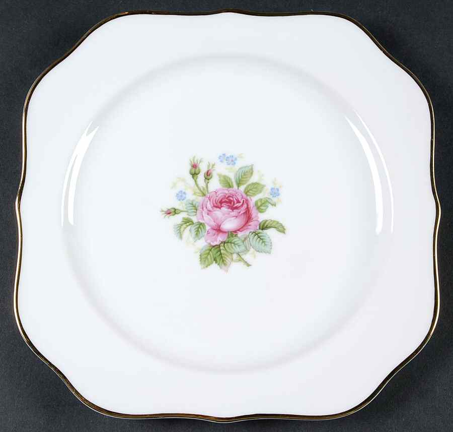 Rosedawn Square Salad Plate by Noritake-1