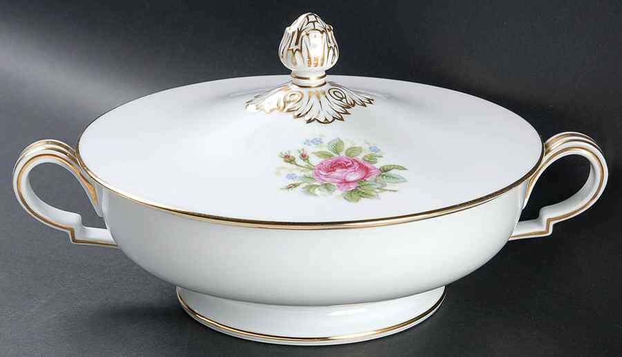 Rosedawn Round Covered Vegetable by Noritake-1