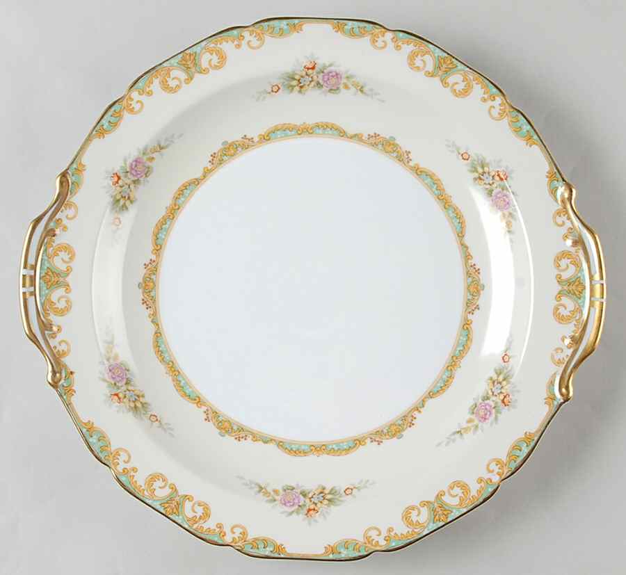 Roseglow 12" Handled Chop Plate (Round Platter) by Noritake-1