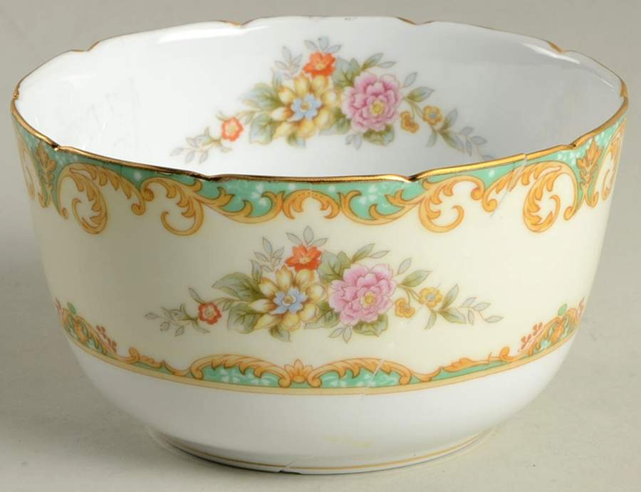 Roseglow Cranberry Bowl by Noritake-1