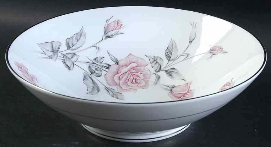 Roseglen 8" Round Vegetable Bowl by Noritake-1
