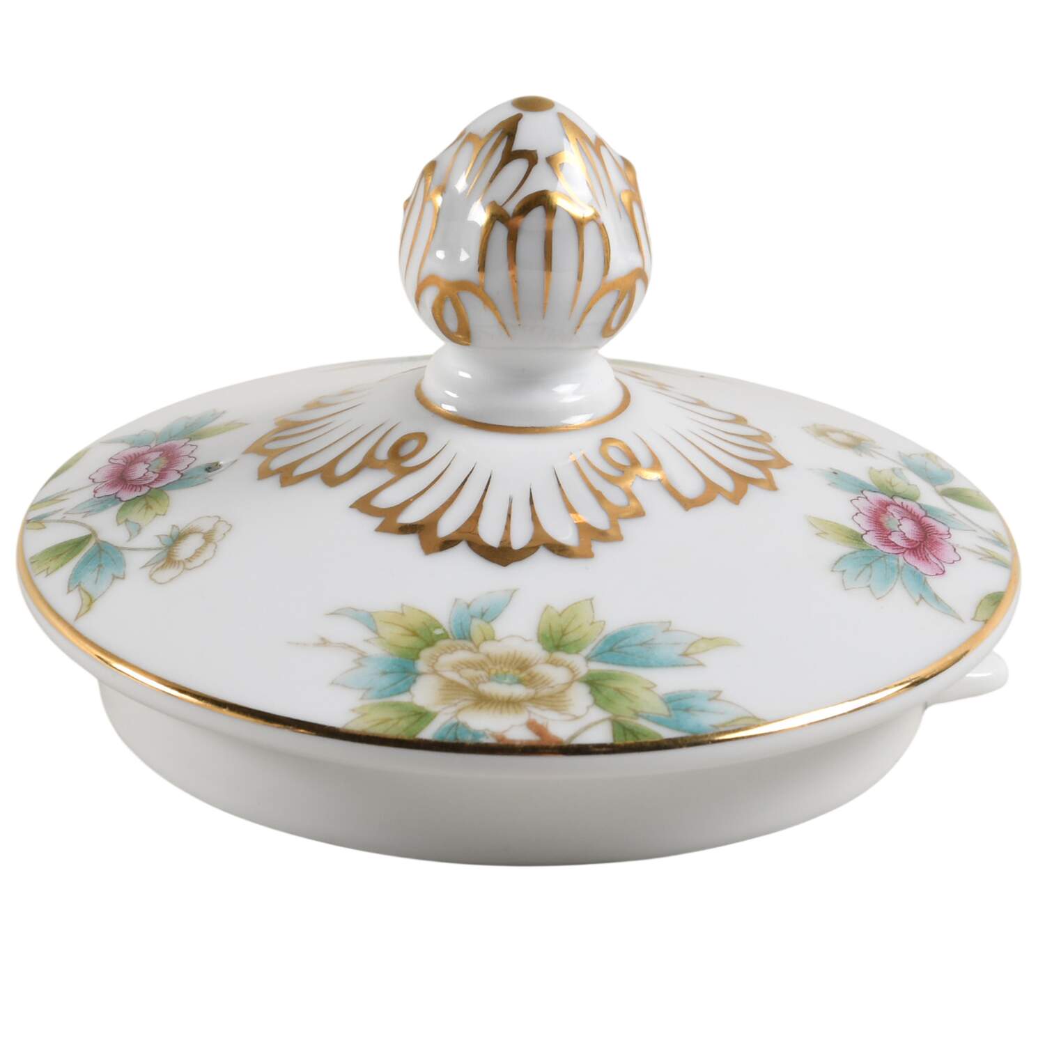 Roselace Lid for Teapot by Noritake-1