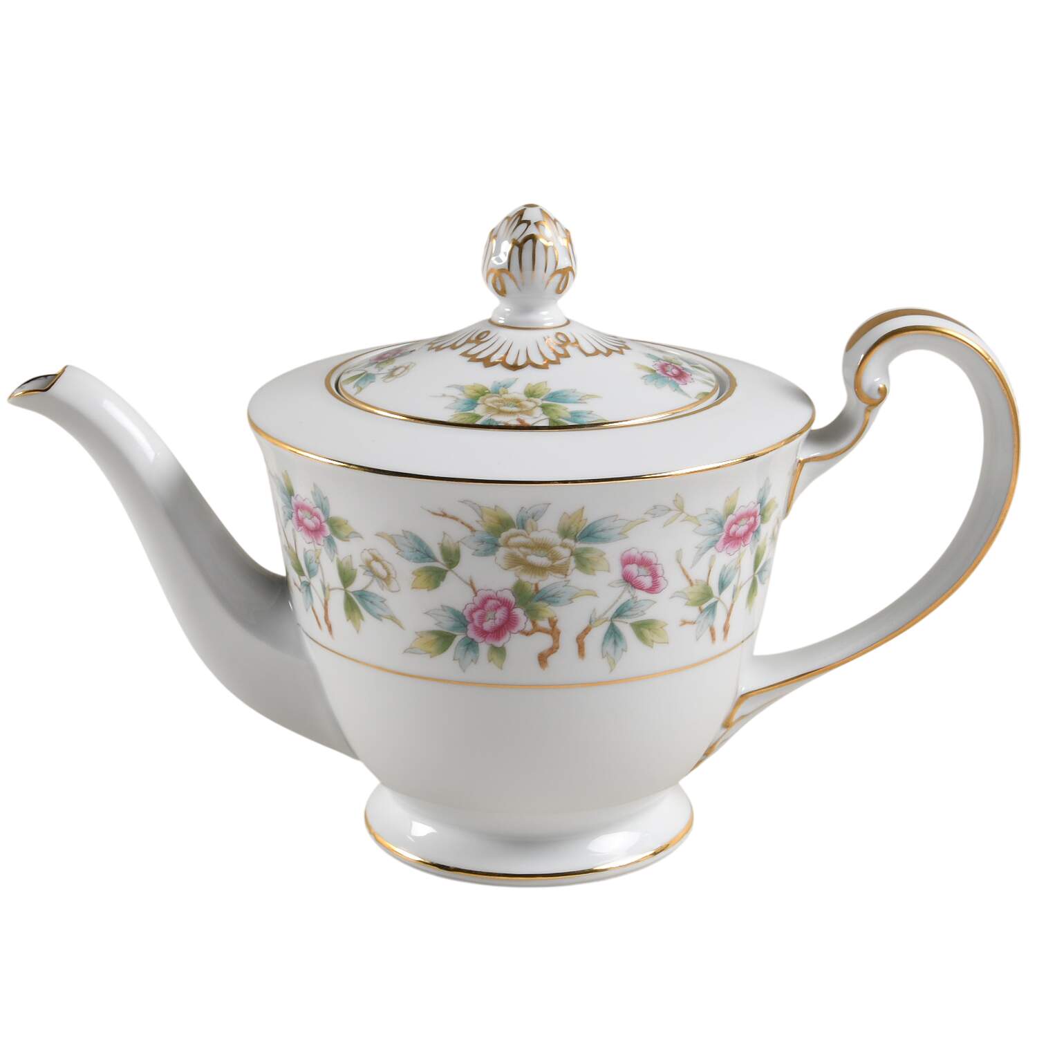 Roselace Teapot & Lid by Noritake-1