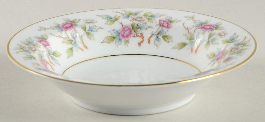 Roselace Rim Fruit/Dessert (Sauce) Bowl by Noritake-1