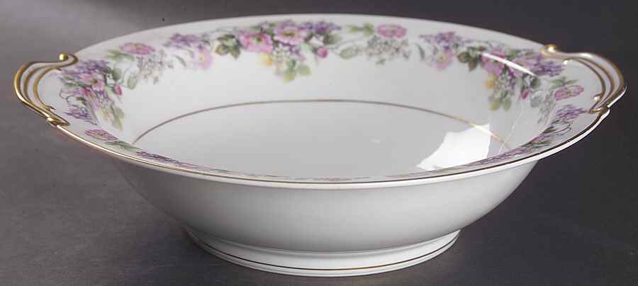 Roselane 10" Round Vegetable Bowl by Noritake-1
