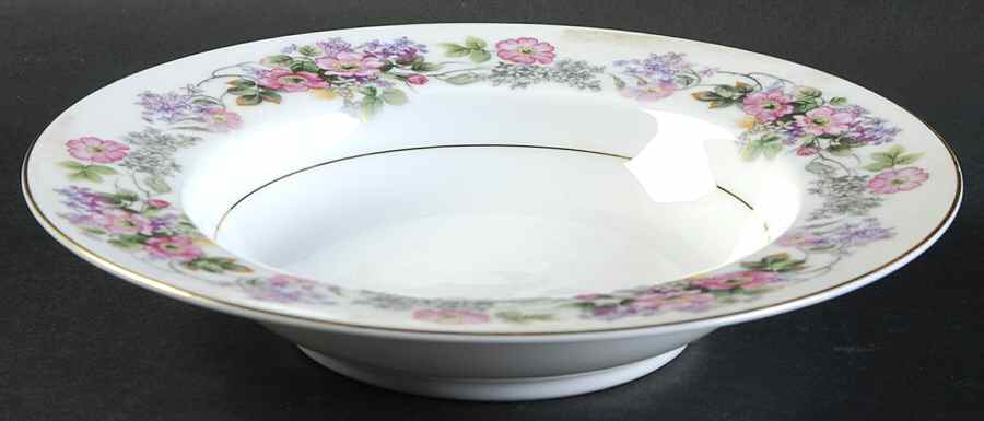Roselane Rim Soup Bowl by Noritake-1