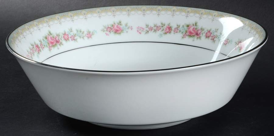 Roselane 9" Round Vegetable Bowl by Noritake-1