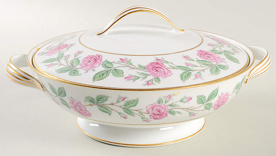 Roselle Round Covered Vegetable by Noritake-1