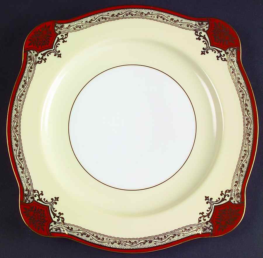 Roseolyn Square Salad Plate by Noritake-1
