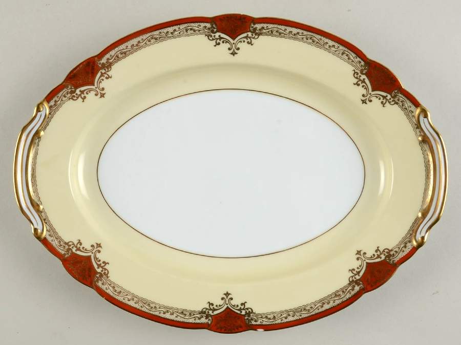 Roseolyn 11" Oval Serving Platter by Noritake-1