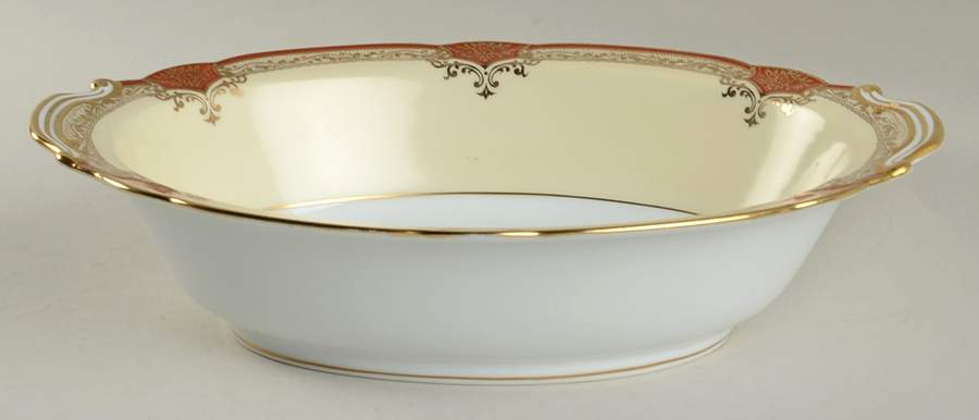 Roseolyn 10" Oval Vegetable Bowl by Noritake-1