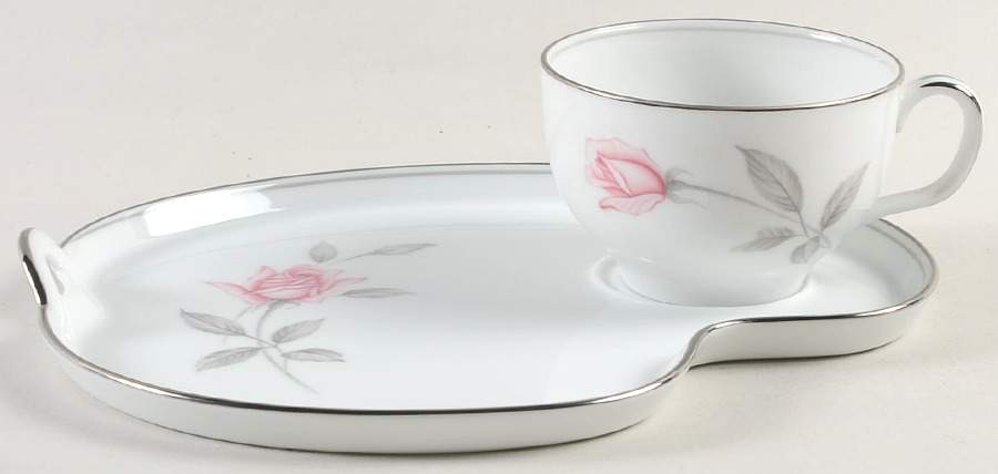 Rosemarie Snack Plate & Cup Set by Noritake-1
