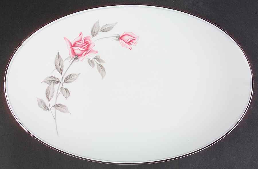 Rosemarie 14" Oval Serving Platter by Noritake-1