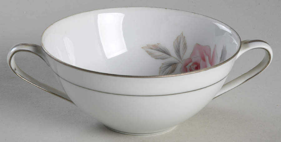 Rosemist Flat Cream Soup Bowl by Noritake-1