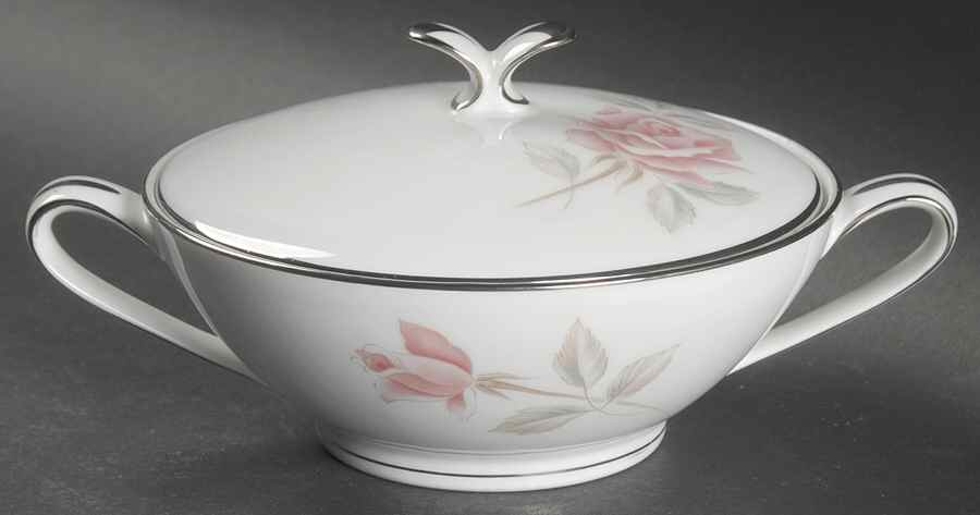 Rosemist Sugar Bowl & Lid by Noritake-1