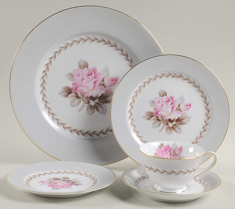 Rosemont 5 Piece Place Setting by Noritake-1