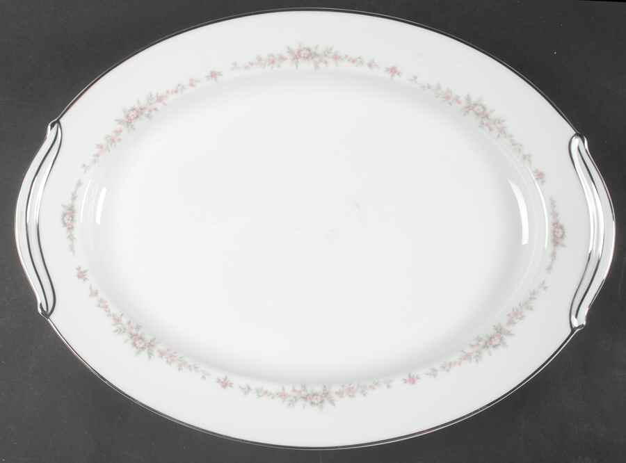 Rosepoint 16" Oval Serving Platter by Noritake-1