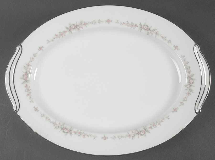 Rosepoint 13" Oval Serving Platter by Noritake-1