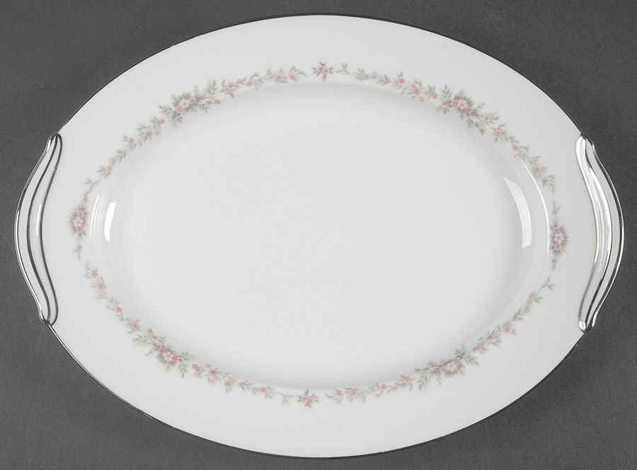 Rosepoint 11" Oval Serving Platter by Noritake-1
