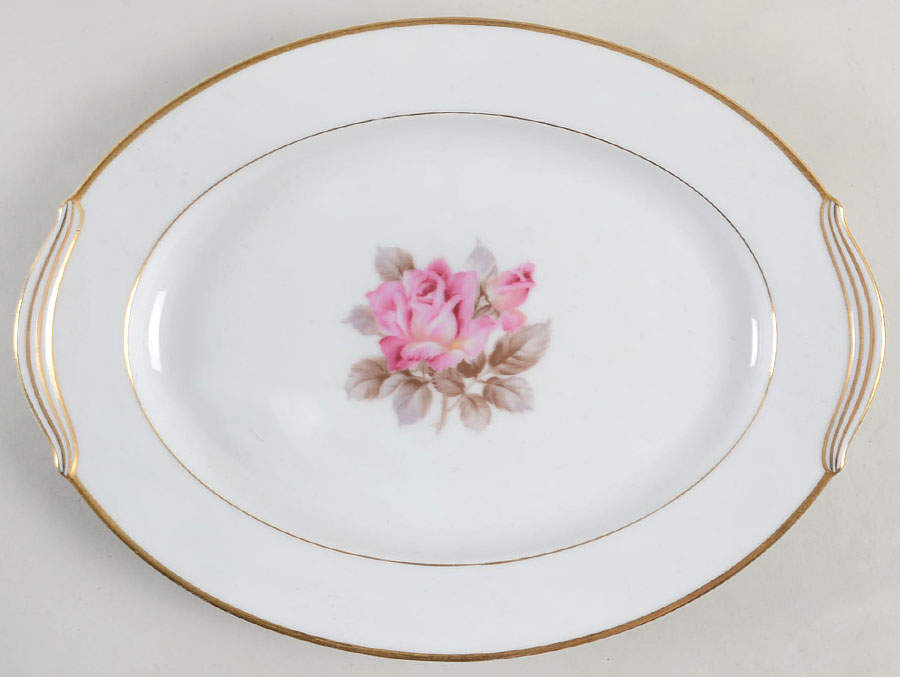 Rosetta 11" Oval Serving Platter by Noritake-1