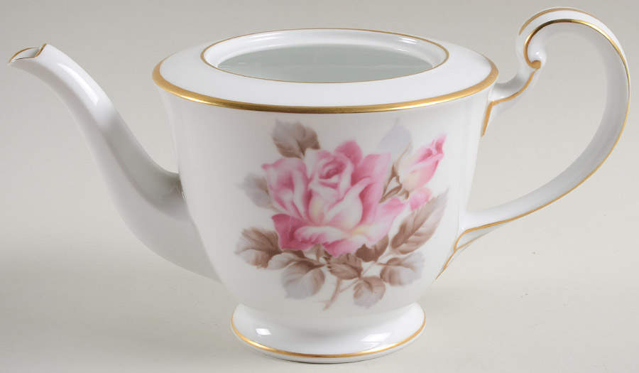 Rosetta Teapot No Lid by Noritake-1
