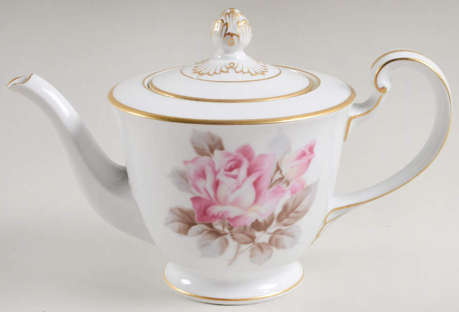 Rosetta Teapot & Lid by Noritake-1