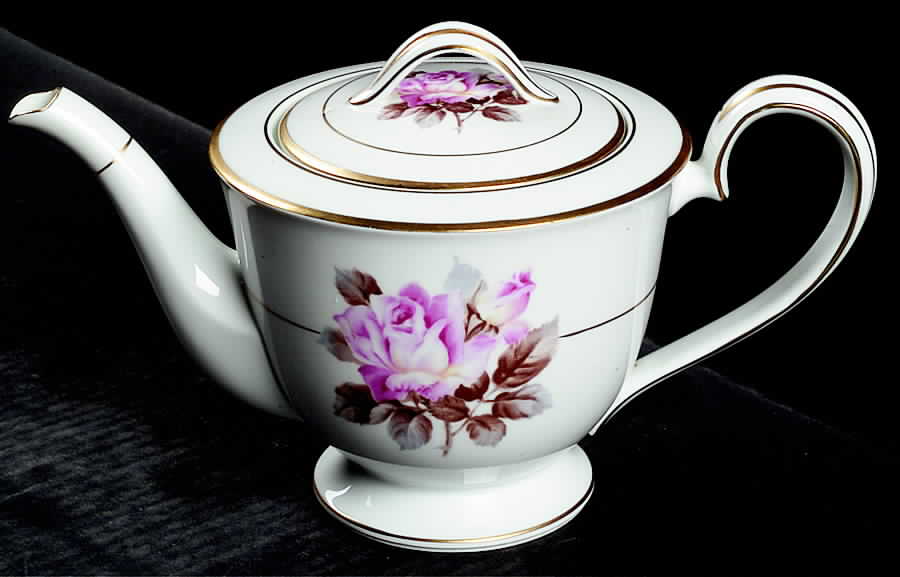 Rosetta Teapot & Lid by Noritake-1