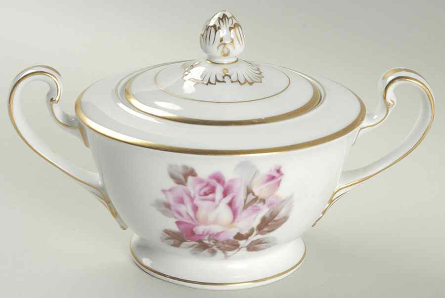 Rosetta Sugar Bowl & Lid by Noritake-1