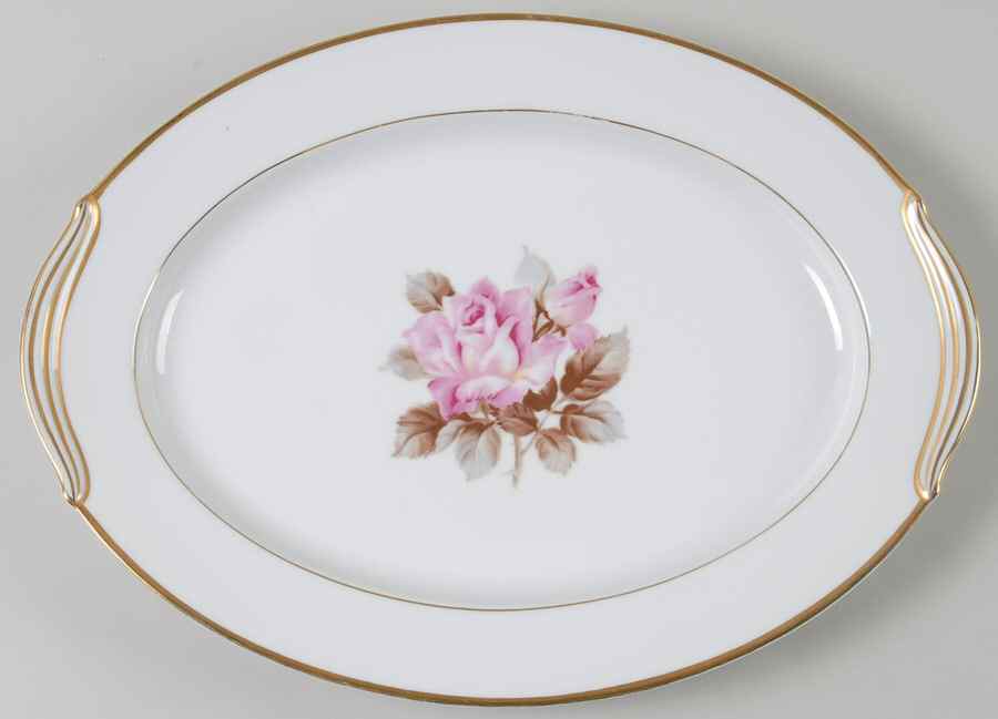 Rosetta 13" Oval Serving Platter by Noritake-1