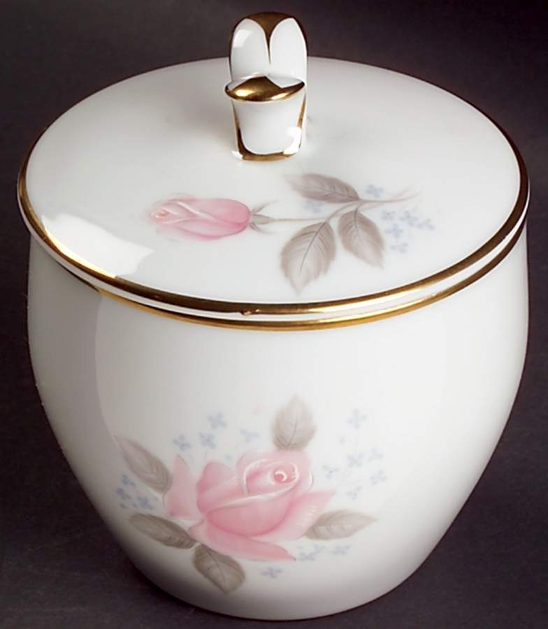 Roseville Sugar Bowl & Lid by Noritake-1
