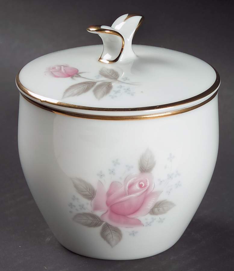 Roseville Sugar Bowl & Lid by Noritake-1