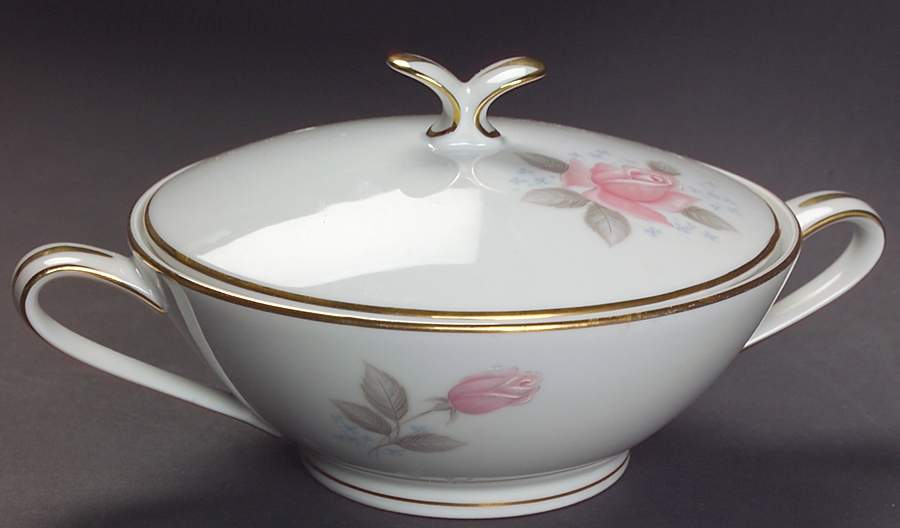 Roseville Sugar Bowl & Lid by Noritake-1