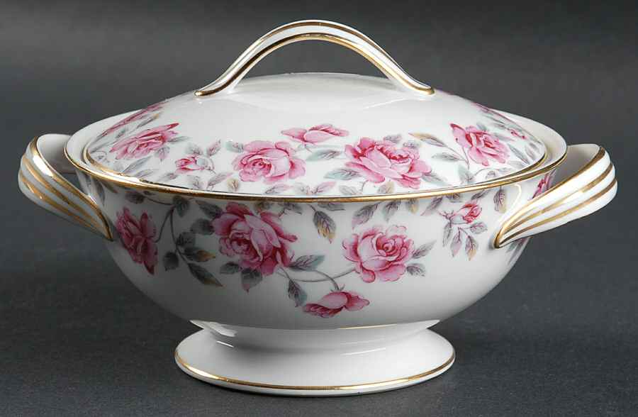 Rosewood Sugar Bowl & Lid by Noritake-1