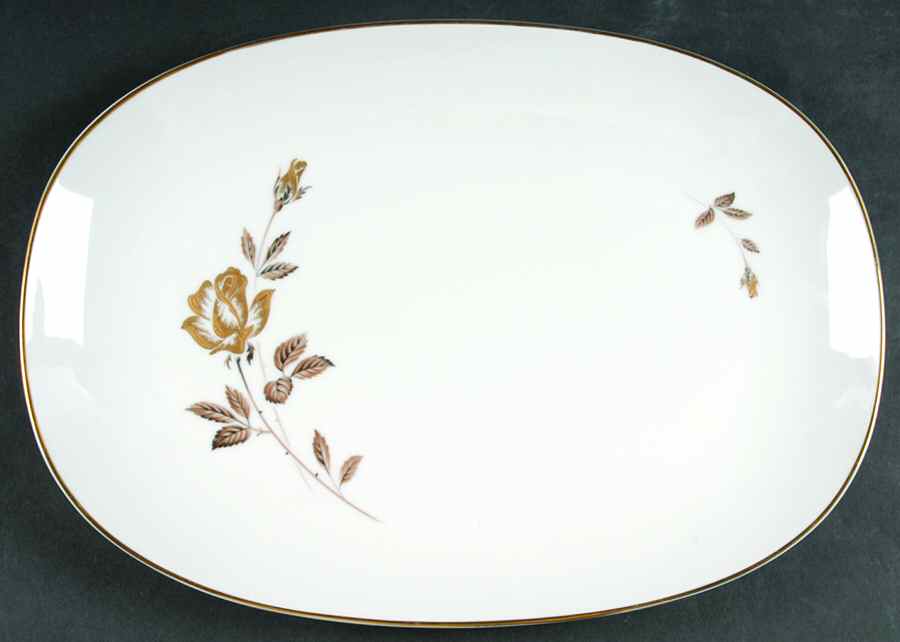 Rosewin 15" Oval Serving Platter by Noritake-1