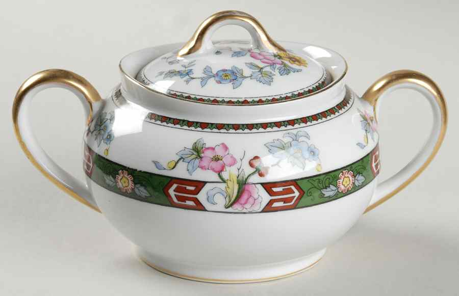 Rosewood Sugar Bowl & Lid by Noritake-1