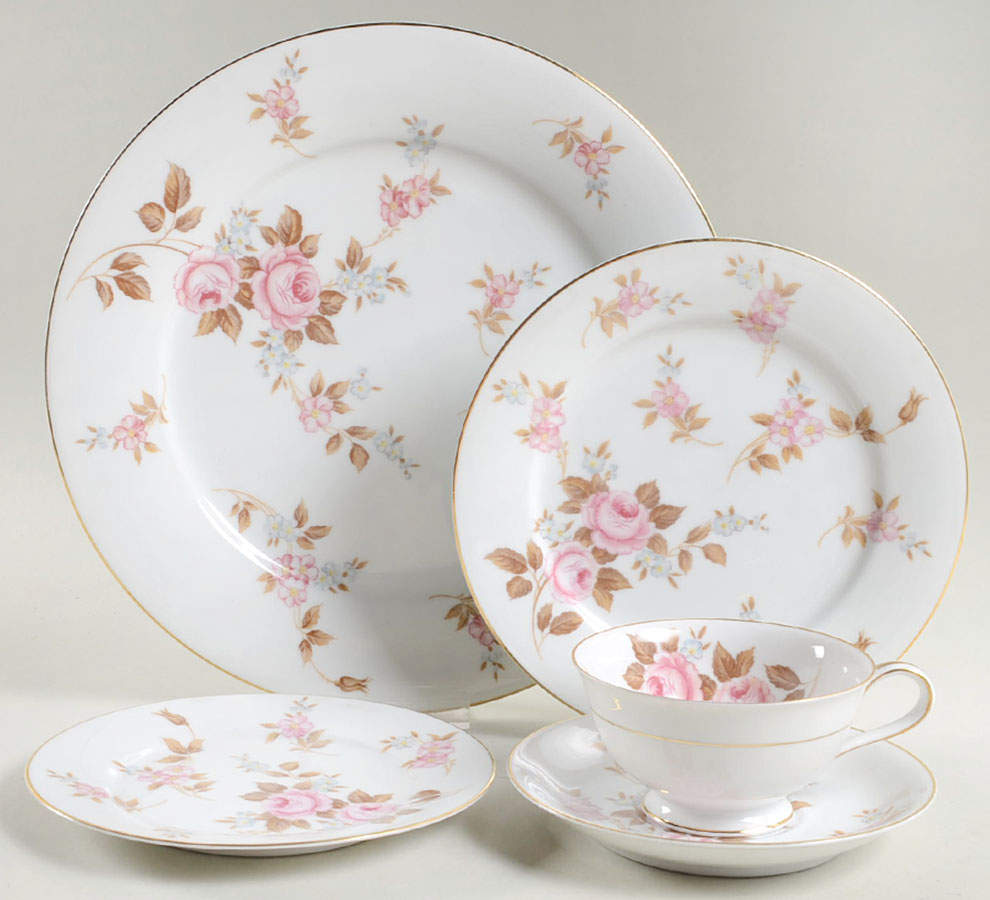 Rosilla 5 Piece Place Setting by Noritake-1