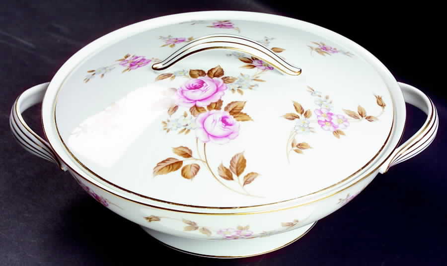 Rosilla Round Covered Vegetable by Noritake-1