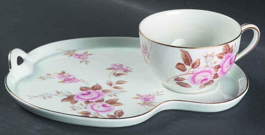 Rosilla Snack Plate & Cup Set by Noritake-1