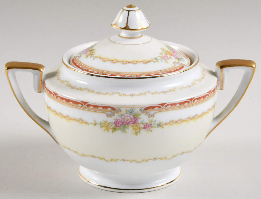 Rosina Sugar Bowl & Lid by Noritake-1