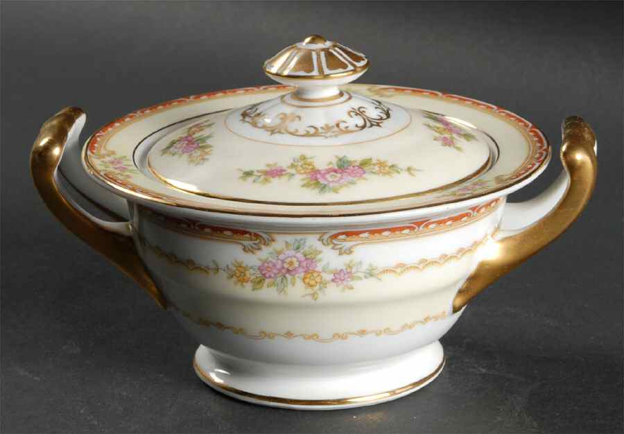 Rosina Sugar Bowl & Lid by Noritake-1