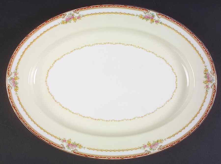 Rosina 13" Oval Serving Platter by Noritake-1