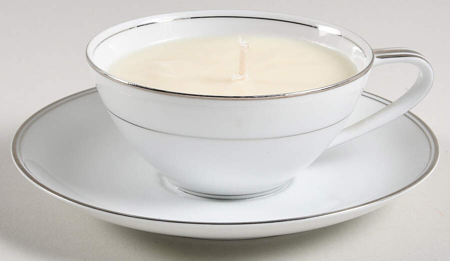 Rossina Scented Cup & Saucer Candle-Coffee  HC by Noritake-1