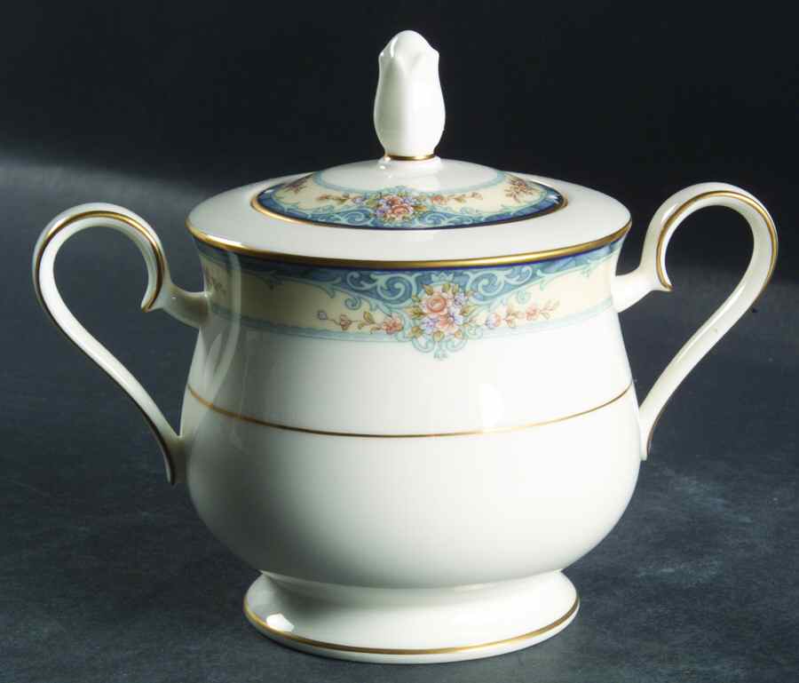 Rosslyn Sugar Bowl & Lid by Noritake-1