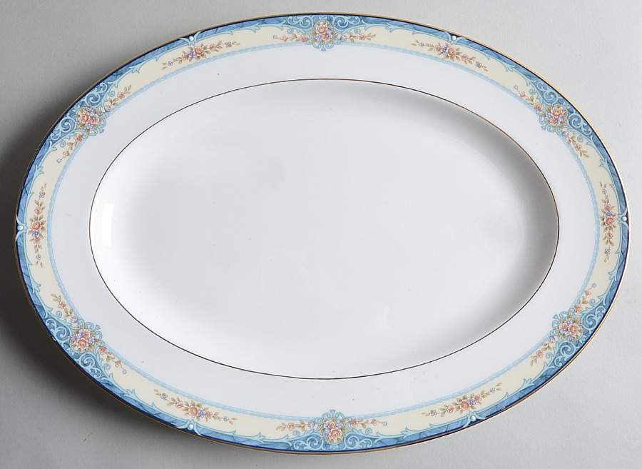 Rosslyn 14" Oval Serving Platter by Noritake-1