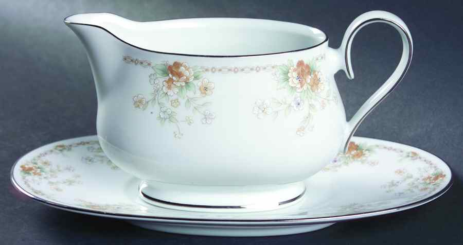 Roundelay Gravy Boat & Underplate (Relish/Butter) by Noritake-1