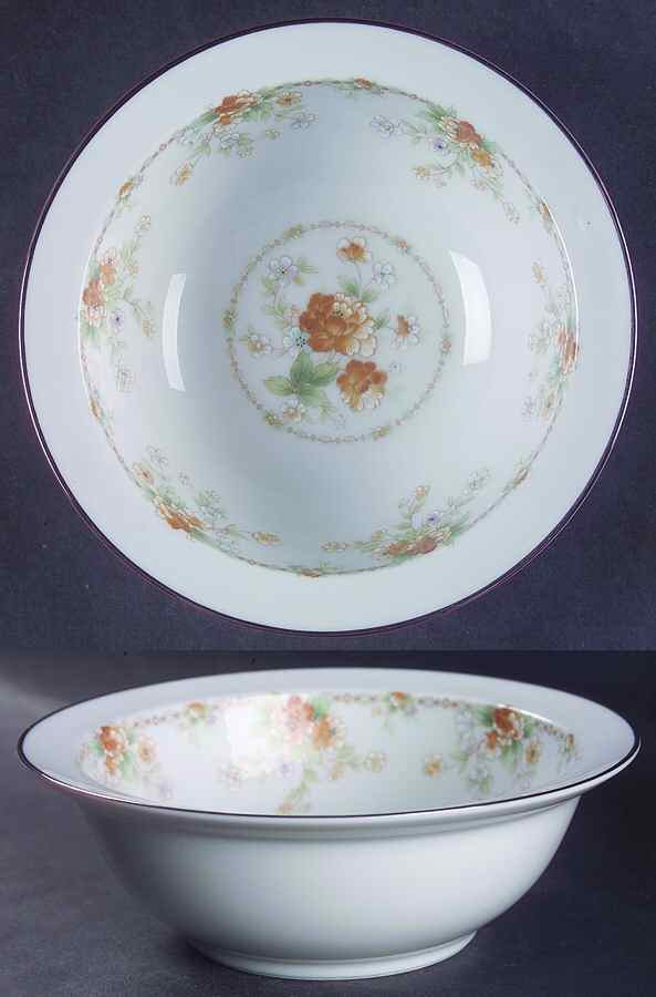 Roundelay Rim Cereal Bowl by Noritake-1