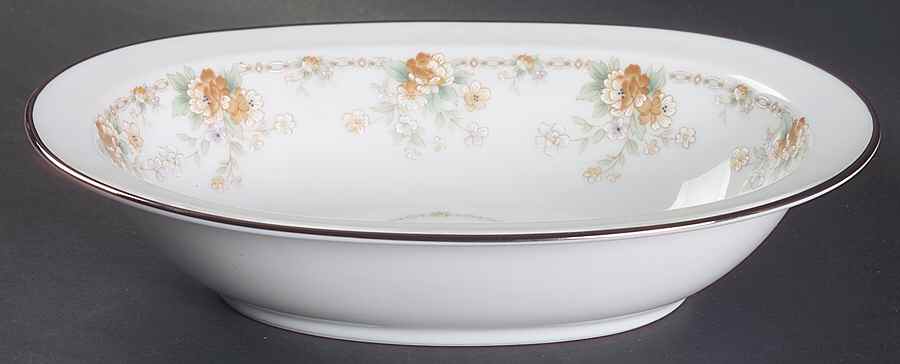Roundelay 10" Oval Vegetable Bowl by Noritake-1
