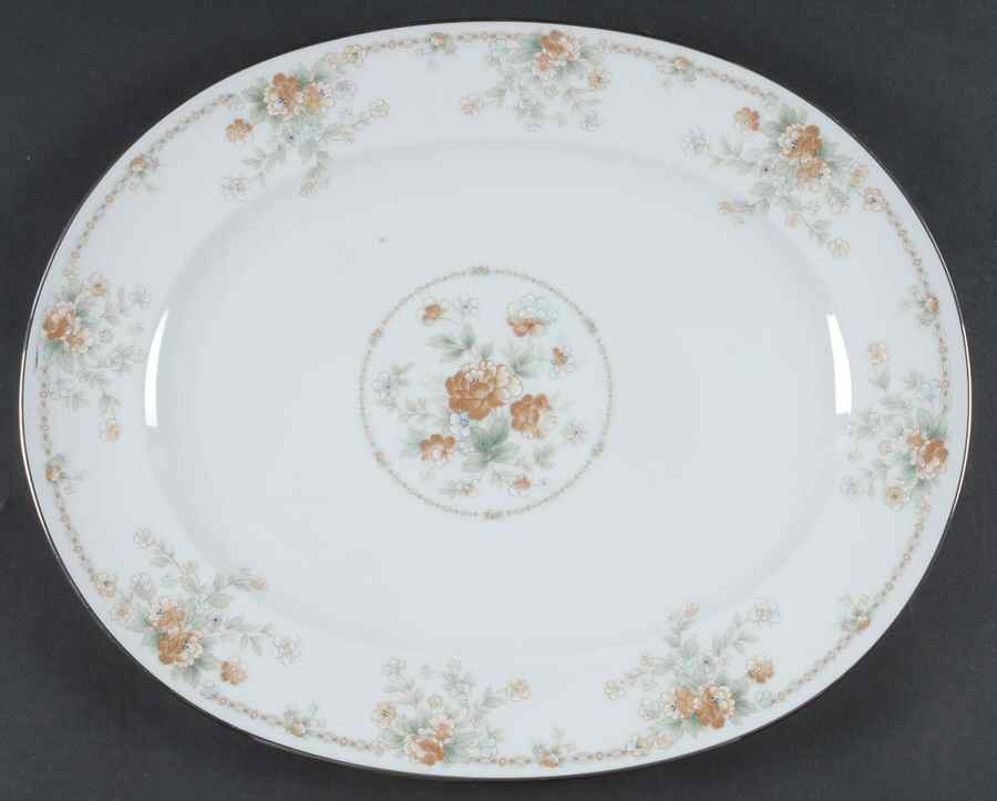 Roundelay 15" Oval Serving Platter by Noritake-1