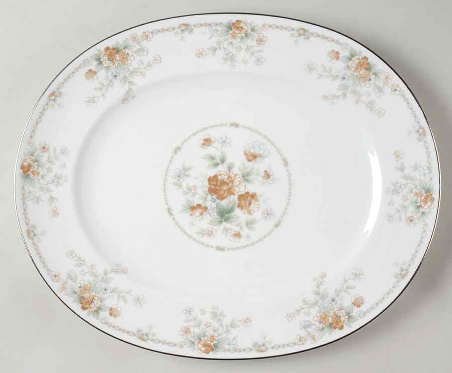 Roundelay 13" Oval Serving Platter by Noritake-1